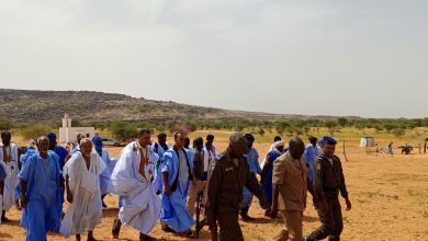 صورة مكانت الشكط/ حاكم  كيفه في زيارة للنقطة الصحية و الشيخ ولد الامير ابوه  يترأس تظاهرة تثمين للسلطات