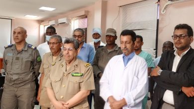 صورة كيفه / والي لعصابه يثمن جهد الاطباء ويحثهم على المثابرة والحضور  .. خلال زيارة اداها لمركز الاستطباب بكيفه