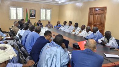 صورة والي لعصابه يترأس اجتماع اللجنة الجهوية للتعداد العام للسكان والمساكن