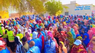 صورة كيفه / رئيسة كتلة أفق جديد القيادية مريم دافيد تقود مسيرة حاشدة الى المهرجان
