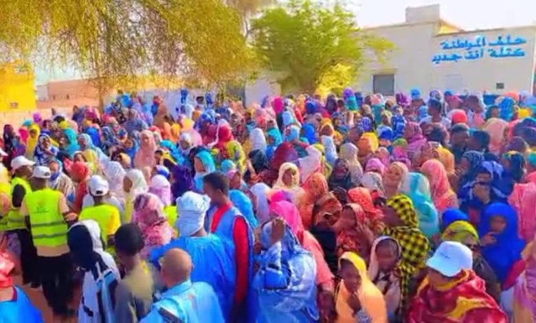 صورة كيفه / رئيسة كتلة أفق جديد القيادية مريم دافيد تقود مسيرة حاشدة الى المهرجان