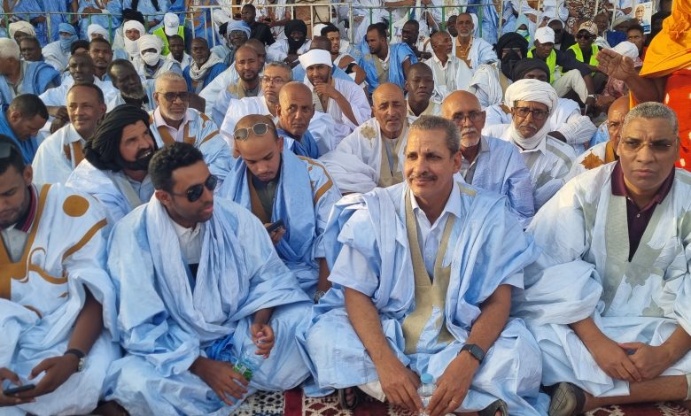 صورة كيفه / مهرجان حاشد يترأسه الوزير لمرابط ولد بناهي لمطالبة  رئيس الجمهوريةبالترشح لمأمورية ثانية