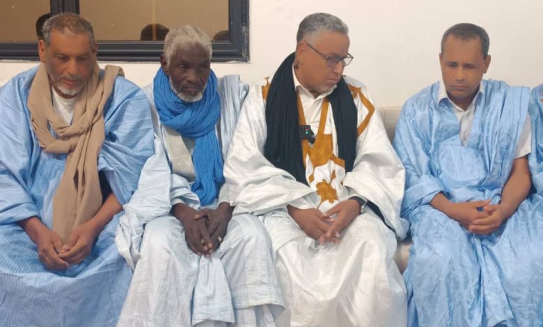 صورة رئيس مبادرة نبني ونحمي السيد محمدو سيد احمد سيد الامين الفاظل يلتقي منسق حملة المترشح محمد ولد الشيخ الغزواتي