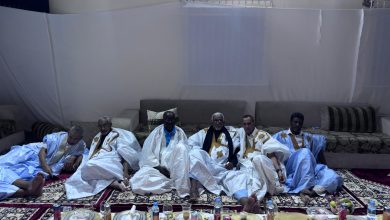 صورة انواكشوط / السيد لمرابط ولد بناهي رئيس حلف المواطنة يتراس اجتماعا سياسيا حضره قادة مكونات الحلف