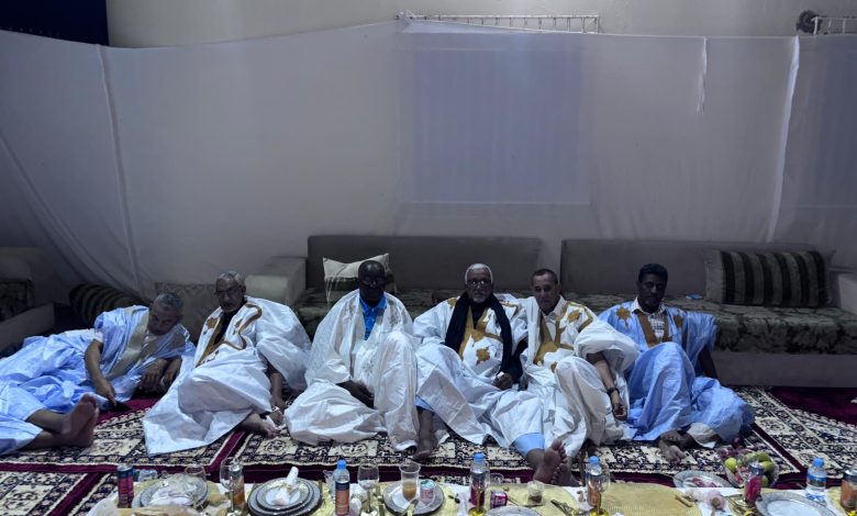 صورة انواكشوط / السيد لمرابط ولد بناهي رئيس حلف المواطنة يتراس اجتماعا سياسيا حضره قادة مكونات الحلف