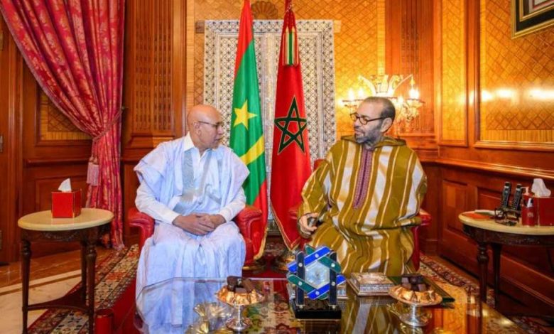 صورة رئيس الجمهورية: يجري لقاء مع العاهل المغربي في الرباط