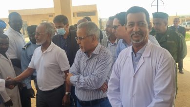 صورة كيفه / توشيخ مدير مركز الاستطباب الدكتور الفاك ولد أحمد باب