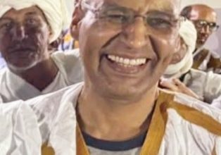 صورة طاقم وكالة كيفه أون لاين يعزي في وفاة المرحوم محمد محمود ولد سيدي حم ختار