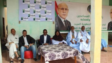 صورة كيفه / رابطة العمد المساعدين بالحوضين ولعصابه تمنح سلات غذائية لليتامى والاسرة الضعيفة