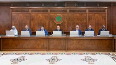 صورة البيان الصادر عقب اجتماع مجلس الوزراء  بالقصر الرئاسي