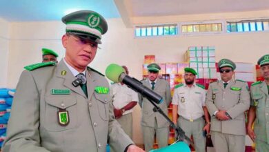 صورة المدير العام للجمارك يشرف على افتتاح مركز تموين للمواد الغذائية خاص بموظفي القطاع