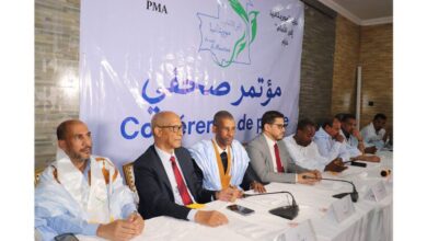 صورة انواكشوط / حزب موريتانيا الى الامام يعقد مؤتمرا صحفيا