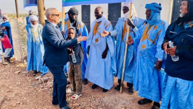 صورة كيفه / حلف المواطنة بقيادة لمرابط ولد بناهي يشارك بقوة في الحشد الجماهيري لإستقبال رئيس الجمهورية