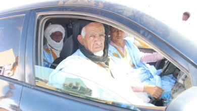 صورة كيفه / مبادرة ‘معا على العهد’  بقيادة رجل الاعمال أبوه ولد الشيخ تنظم استقبالا حاشدا لرئيس الجمهورية