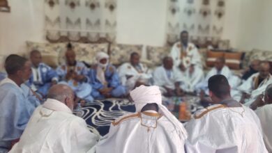 صورة كيفه / بمنزل رجل الاعمال سيدي ولد الشيخ  حلف الوفاء يضع اللمسات الاخيرة لاستقبال حاشد لرئيس الجمهورية