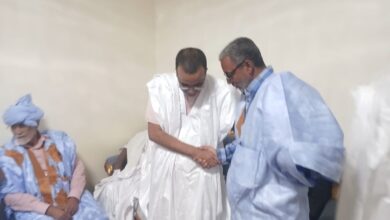 صورة تيار الضمير الوطني بقيادة الاطار محمد محمود ولد المصطفى يستقبل بعثة حزب الانصاف