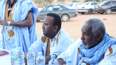 صورة أحسي البكاي / بعد اختباره قطبا تنمويا بعثة من مفوضية الامن الغذائي تجتمع بالساكنة