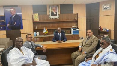 صورة رئيس حزب الانصاف المهندس محمد بلال يستقبل قادة  تيار الضمير الوطني