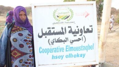 صورة إحسي البكاي / الوجيه أخيارهم ولد اسويدانه متحدثا عن جهود تعاونية المستقبل لزراعة الخضروات