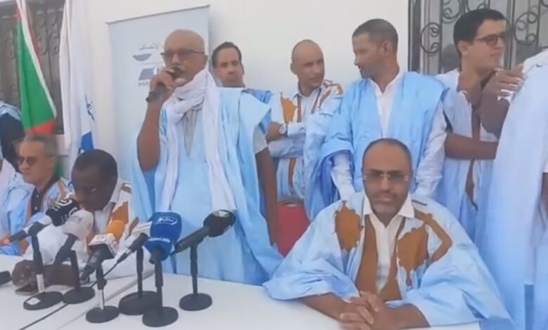دور بارز لإتحادي حزب الانصاف بولاية لعصابه السيد حم ولد عبد الله في إنحاح اجتماع الحزب