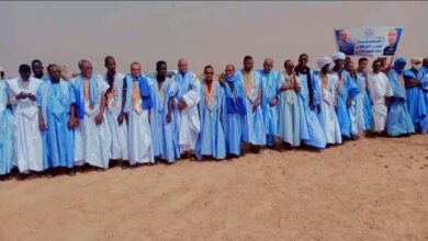 صورة ألاك / تيار الوفاء بقيادة سيدنا ولد أحمد اعلي ينظم استقبالًا حاشدًا للسيدة الأولى الدكتورة مريم محمد فاضل الداه