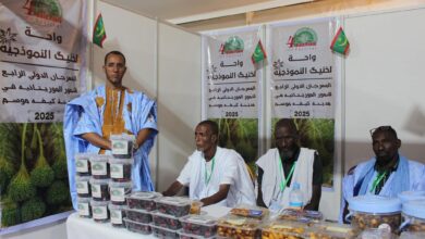 صورة دغفك / مستشار وزير الزراعة يزور واحتي لخنيك ودغفك في اهتمام رسمي وشعبي للواحتين ( تقرير قناة الموريتانبة)